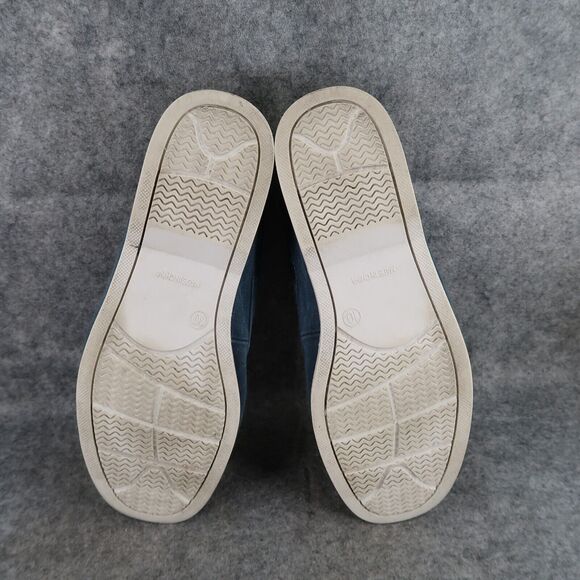 Old Navy Shoes Mens 10 Casual Boat Canvas Lace Up Moc Toe Blue Classic Peppy Low main image 9